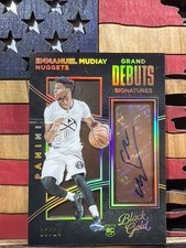 2015 Black Gold Grand Debut HOLO AUTOGRAPH /10 Emmanuel Mudiay #5 Rookie AUTO RC