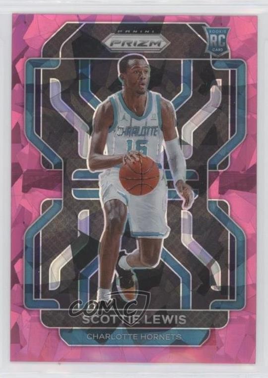 2021-22 Panini Prizm Pink Ice Prizm Scottie Lewis #287 Rookie RC o8g