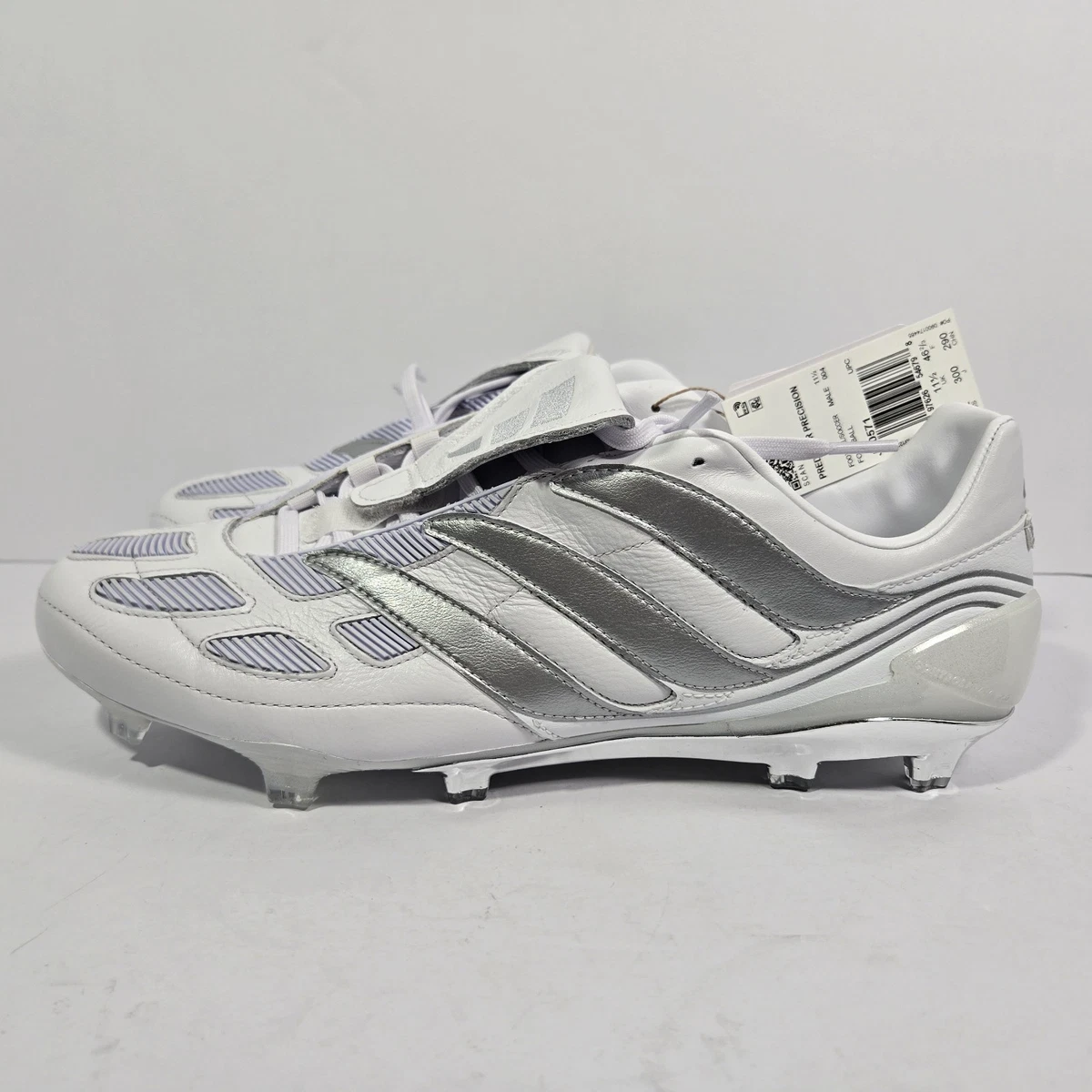 adidas Predator Precision FG White Silver Metallic for Sale