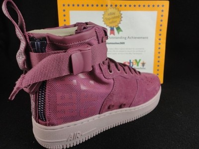 Wmns Nike SF AF1 Mid FIF,  Nike Air Force 1, AJ1698-600 , Vintage Wine, Size 10