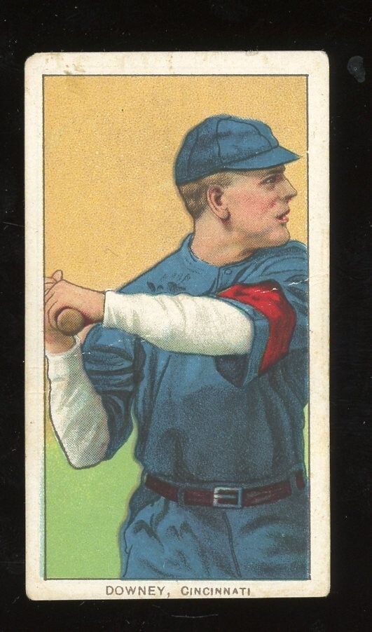 1909-11 T206 Baseball #144 Tom Downey (Batting) Polar Bear GD