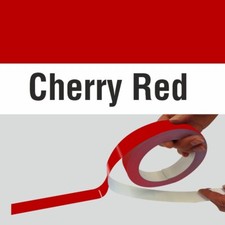 CHERRY RED Vinyl Boat Striping Tape/Coveline/Boot Topping 6mm - 300mm