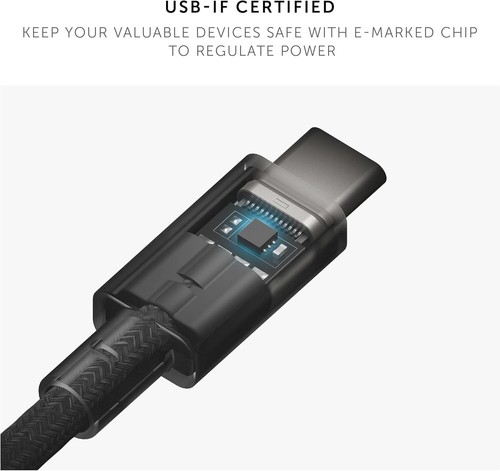 Native Union 8ft Ultra Strong Belt Charging Cable 240W USB-C to USB-C MSRP 30$ - Picture 9 of 9