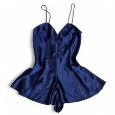Vintage Victoria's Secret lingerie bodysuit snap crotch button flare gold tag