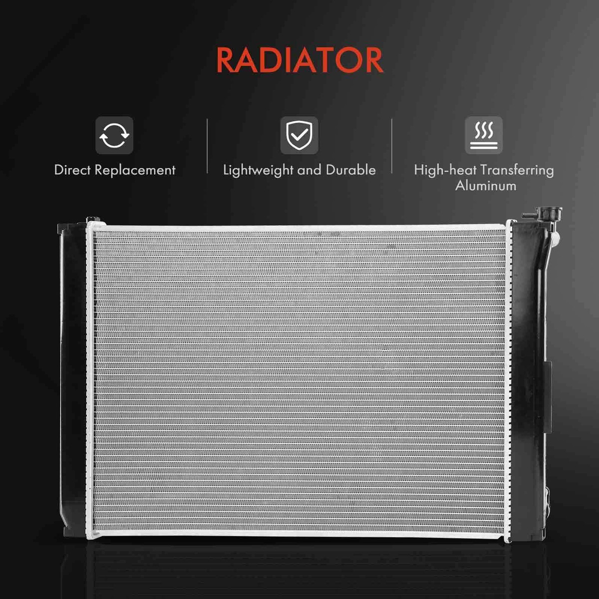 Car Radiator A-Premium Engine Coolant Radiator With Transmission Cooler ...