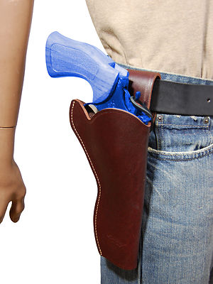 Aazon.co : New Barsony Black Leather 49-er Style Gun Holster for 4