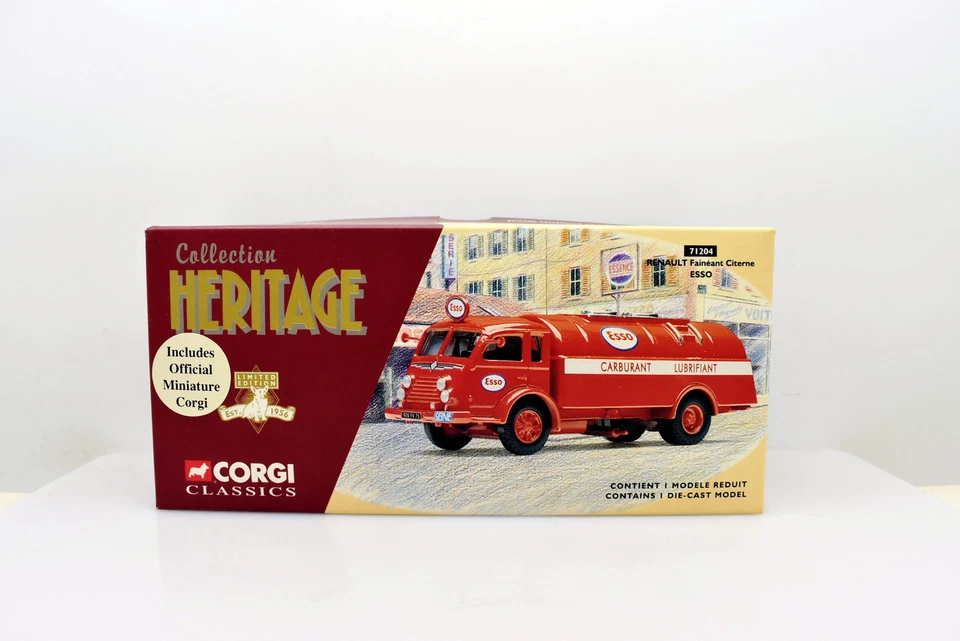 Modellino Camion 1:50 Renault faineant citerne ESSO Corgi diecast modellismo - Immagine 2 di 4