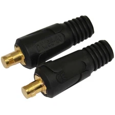 Dinse Quick Fitting Euro Style Welding Cable Connector-Plug DKJ35-50 315Amp 2pk