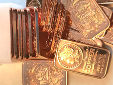 Morgan Dollar Bar 20-PACK Of Copper Bars 1 ounce each, 20 Bars, by REEDERSONG