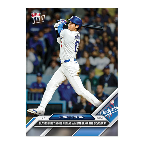Shohei Ohtani - 2024 MLB TOPPS NOW Card 36 - 1st HR as Dodger PR 23191