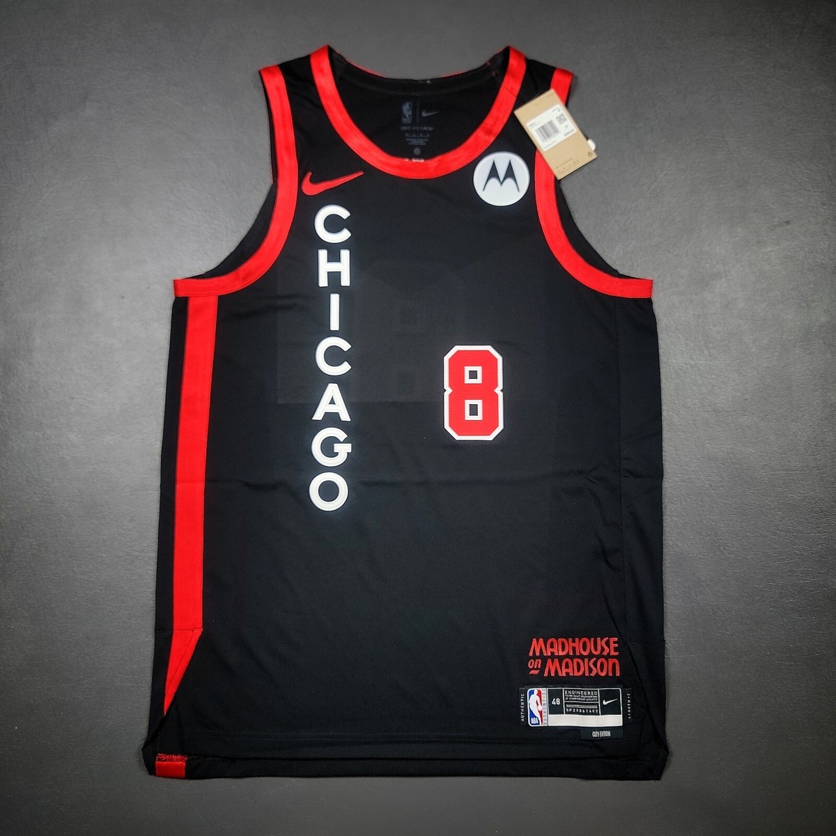 Zach Lavine Bulls City Edition Jersey 2021 100% Authentic Zach