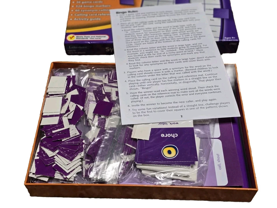 批量 4-Lakeshore 宾果前缀 后缀 同义词 Antonyms Fractions 年龄 10 岁及以上 — 第 4/4 张图片