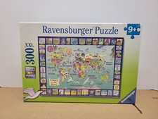Ravensburger Puzzle 300 XXL Map of the World 19" x 14"