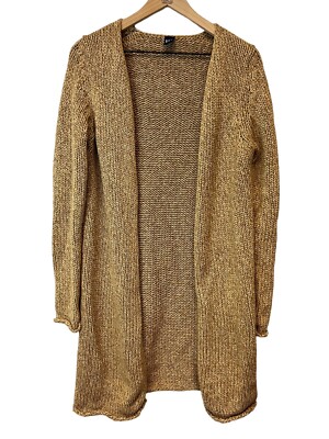 Vintage GAP Womens M Chunky Knit Cardigan Long Sweater