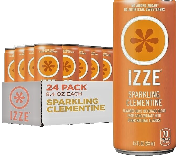 IZZE Sparkling Juice, Clementine, 8.4 Fl Oz 24 Count eBay