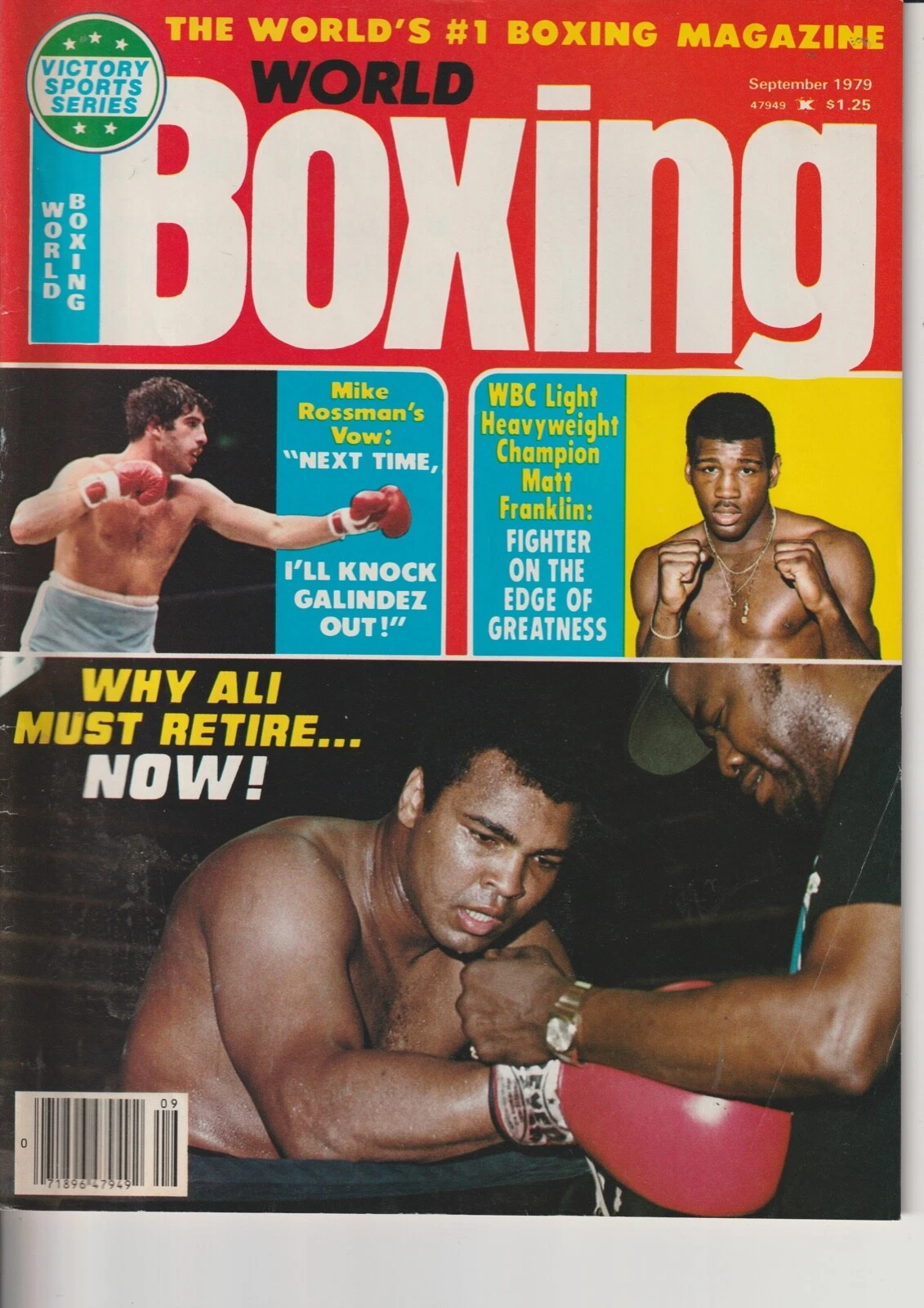 World Boxing Why Ali Must Retire September 1979 (KL1073) - Picture 1 of 2