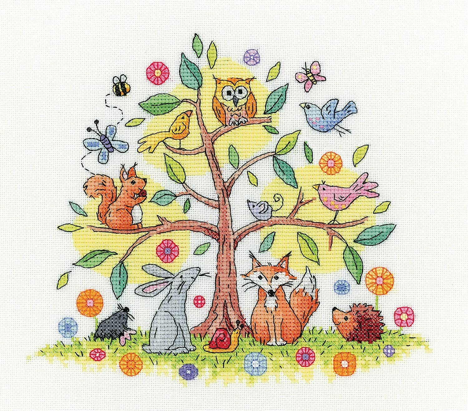 Heritage Crafts Cross Stitch Kit - Tree of Life