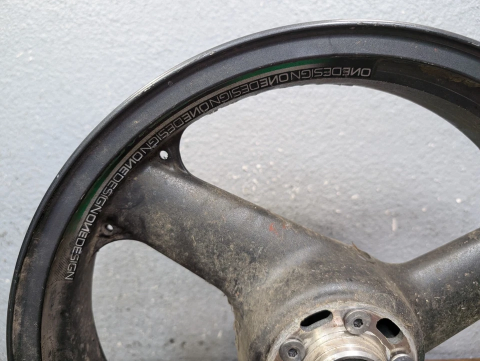 98-02 KAWASAKI NINJA ZX-6R OEM FR CONJUNTO DE LLANTAS DELANTERAS 98 99 00 01 02 Foto 4 de 4