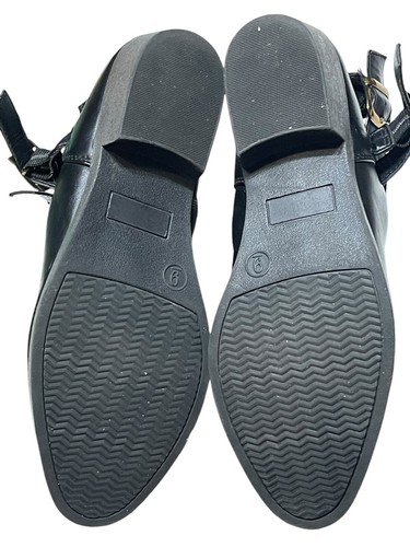 MOSAICO.Women Strap With Buckle Black Ankle Boots Size 7 - Picture 6 of 13