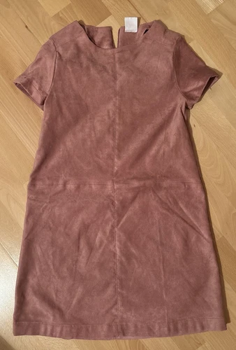 Kleid, Wildleder Optik, Größe 152, Zara, wurde nie getragen, altrosa