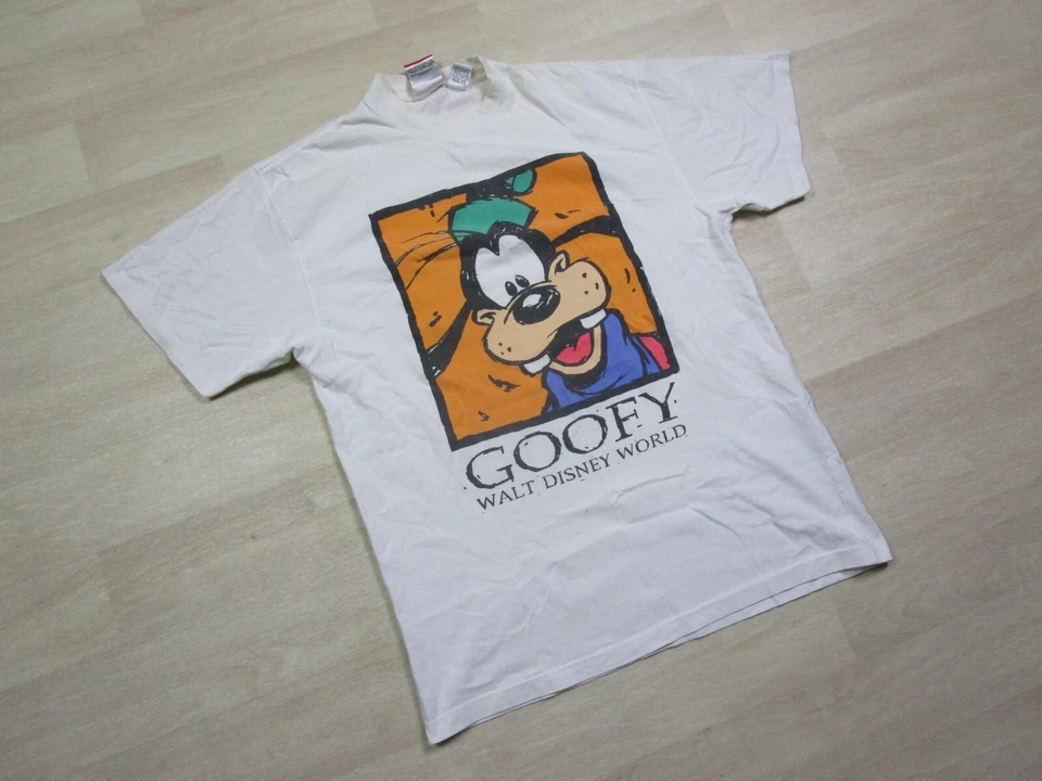 Camiseta De Colección Años 90 Walt Disney World Goofy el Perro Gráfico (L) Mickey Inc. Foto 2 de 4