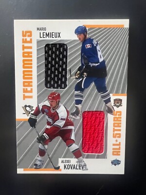 2002-03 Mario Lemieux Alexei Kovalev BAP Memorabilia Teammates All Stars #TM-15