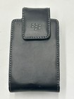 Blackberry Black Leather Case Swivel Belt Clip Holster