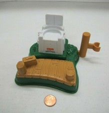 Silla de pie Fisher Price Little People Beach Lake salvavidas para campamento rara