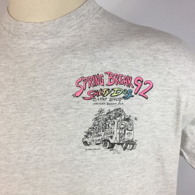 Vintage 80s 90s Salty Dog Spring Break Neon Gray Surf Skate Vintage 80s 90s Salty Dog Spring Break Neon Gray Surf Skate