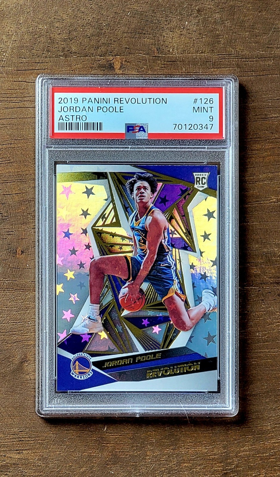 2019 JORDAN POOLE Panini Revolution ASTRO PRIZM PSA 9 POP 12 Rookie RC #126