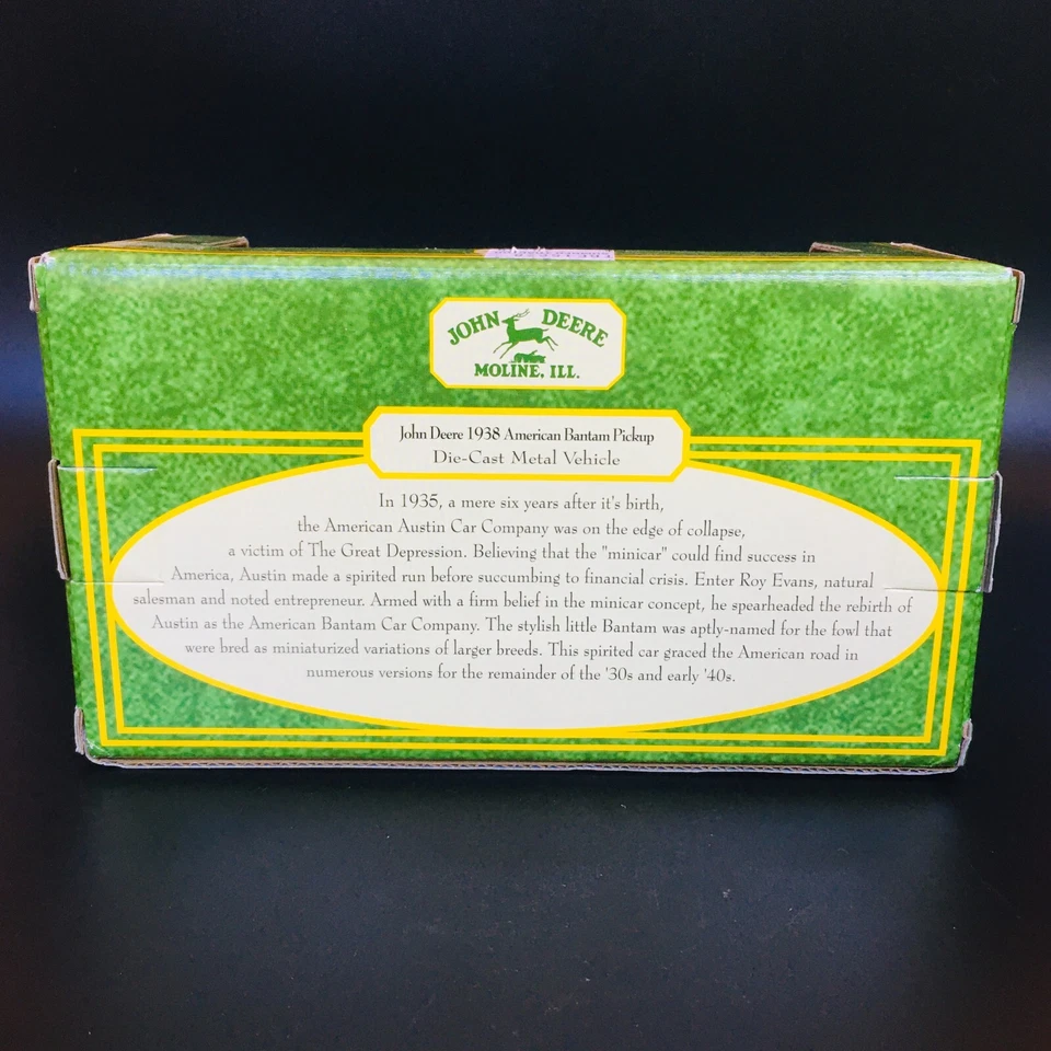 John Deer 1938 American Bantam Pickup Die Cast Vehicle NEW 2004 - Image 4 of 4