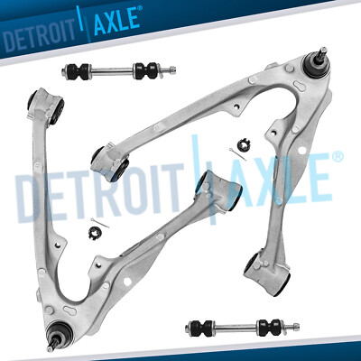 4pc Front Lower Control Arms Sway Bars Kit for Silverado Sierra 1500 Yukon Tahoe