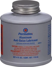 Permatex 80071 Anti-Seize Lubricant with Brush Top Bottle 4 Oz. Lube Grease Oil