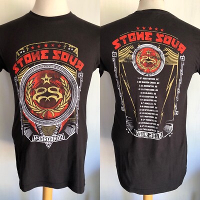 STONE SOUR (2018) Official Men's HYDROGRAD Corey Taylor Rock T-Shirt Size Small