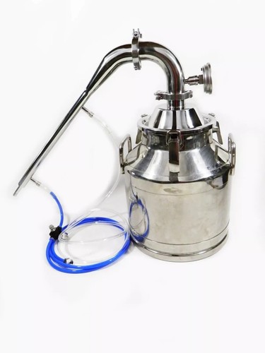 5 Gallon Still with 2" Stainless Whiskey Column and Cooling Kit (Port+Adapter)