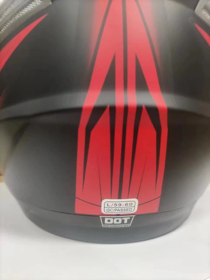 4pcs/Set Motorcycle Helmet DOT Stickers Decals Vinyi Foto 2 de 2