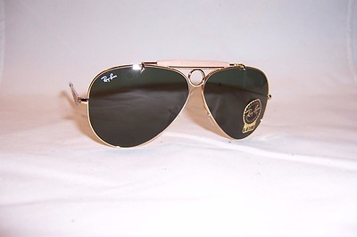 NEW RAY BAN Sunglasses AVIATOR SHOOTER 3138 001 GOLD/GREEN 58mm AUTHENTIC  805289003694 | eBay