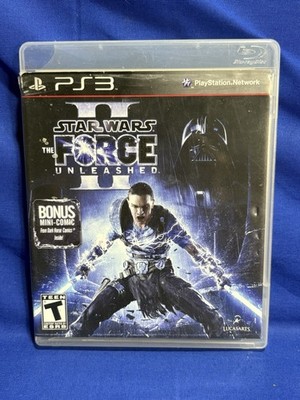 Star Wars The Force Unleashed II PS3 Tested Black Label Sony 2010 PlayStation 3