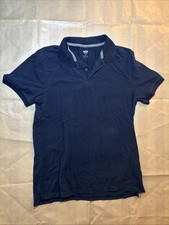 Old Navy Blue Polo Shirt with Classic Crew Neck Design S/P Small