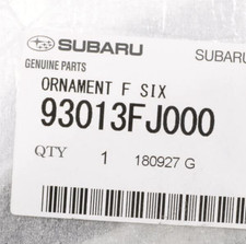 SUBARU Original IMPREZA Kühlergrill "SUBARU" Logo Emblem Badge 93013FJ000