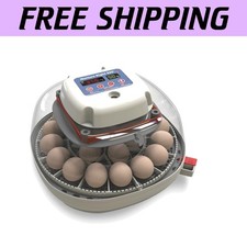 Compact Egg Hatcher for Chickens, Ducks  Pheasants - High Hatch Rate Guaranteed