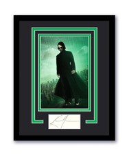 Matrix Keanu Reeves Autographed Signed 11x14 Framed Photo ACOA