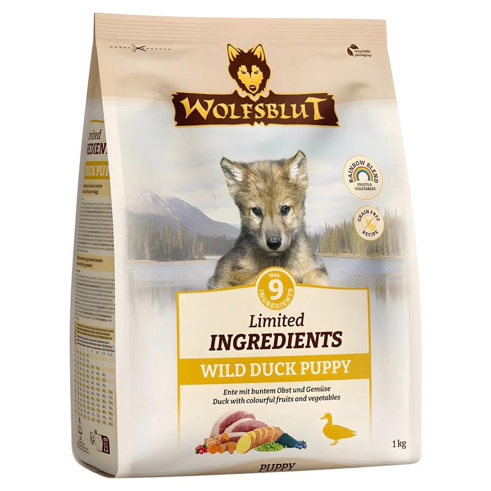 Wolfsblut Limited Ingredients Wild Duck Puppy 1 kg, NEU - Bild 2 von 4