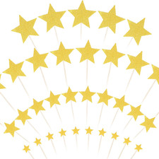 Stern Cupcake Topper, 35 Stück Stern Muffin ...