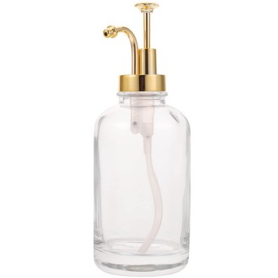 2 Stück Glas Sirup Spender Pumpflaschen Nachfüllbar Kaffee Barista Getränk Sauce