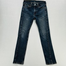 Levis 510 Jeans Womens 29x32 Blue Slim Skinny Stretch Denim Medium Wash Zip Fly