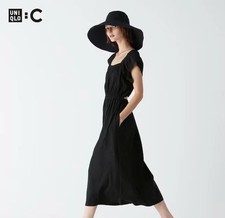 Uniqlo C Black Open Back Dress