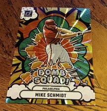 2025 Donruss Bomb Squad Green Laser #20 Mike Schmidt HOF Philadelphia Phillies