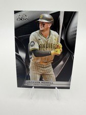 2025 Topps Chrome Black Jackson Merrill #14 Base Refractor
