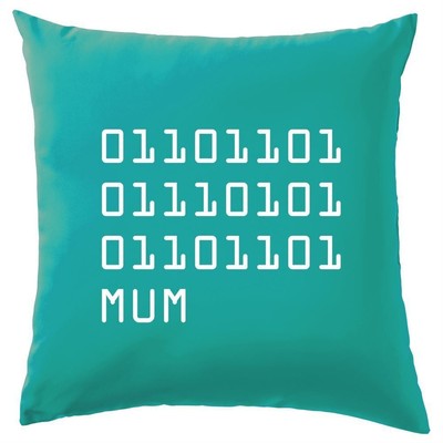 Binary Mum - Cushion - Code Mothers Day Coding Developer Mummy